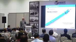 Dr. Klaus Beyer (Geschäftsführer der GSTT) hielt auf der BIG 5 HEAVY in Dubai den Vortrag „Why Trenchless Technology?!“