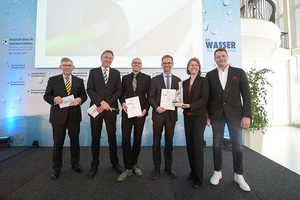 WASSER BERLIN INTERNATIONAL 2017 - Award der Deutschen Gesellschaft für grabenloses Bauen und Instandhalten von Leitungen (GSTT) - Der GSTT-Award Gold 2017 ging an das Projekt